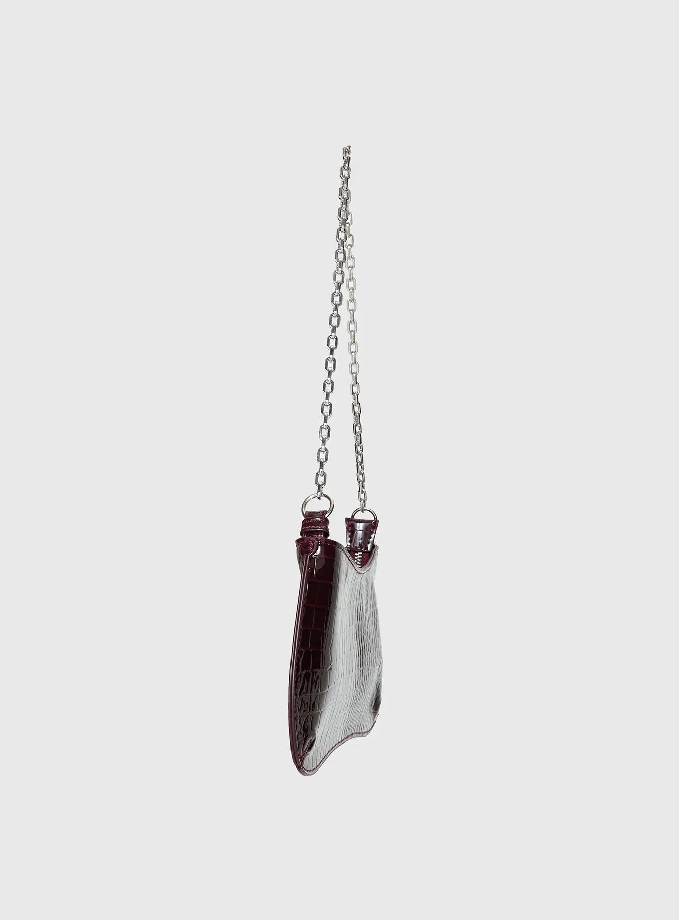 Gwynne Faux Leather Shoulder Bag Cherry Lacquer sold by Princess Polly product image thumbnail 3