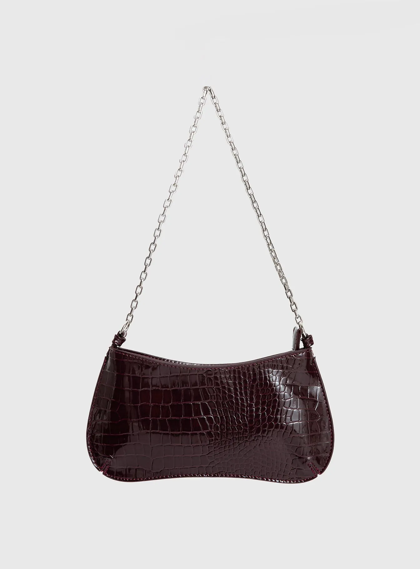 Gwynne Faux Leather Shoulder Bag Cherry Lacquer sold by Princess Polly product image thumbnail 2