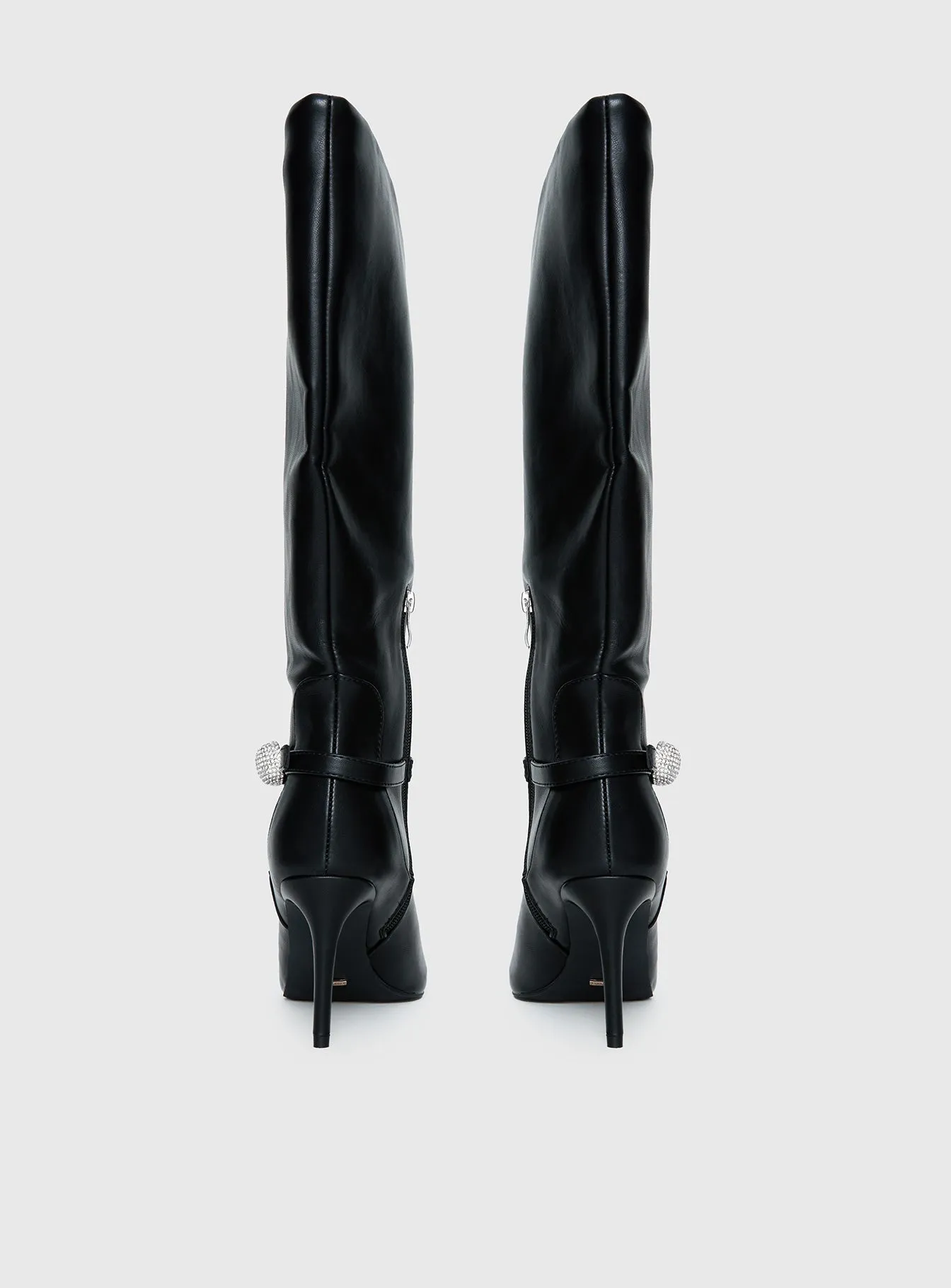 Billini Domineca Knee High Heeled Boots Black sold by Princess Polly product image thumbnail 5