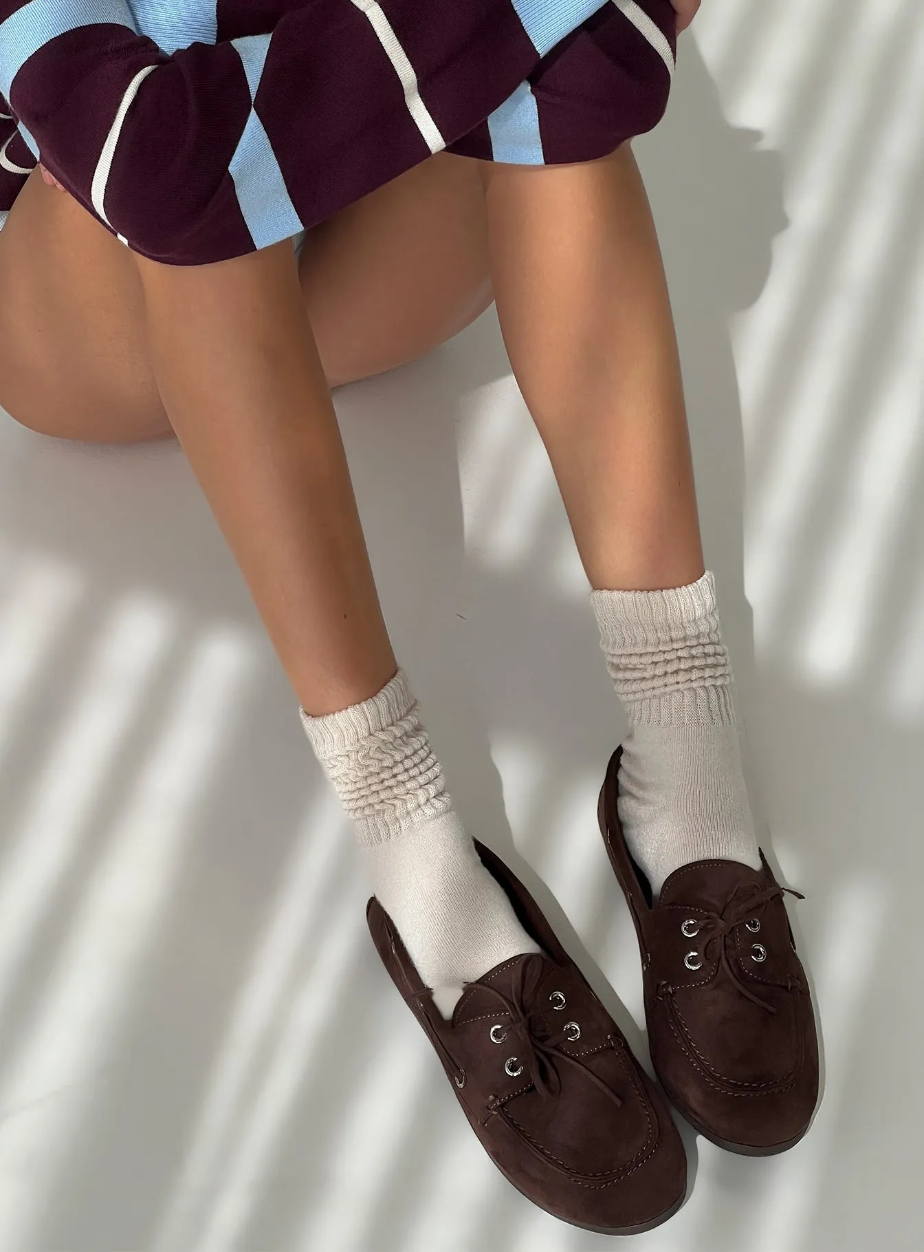 Therapy Sailor Boat Shoes Brown sold by Princess Polly