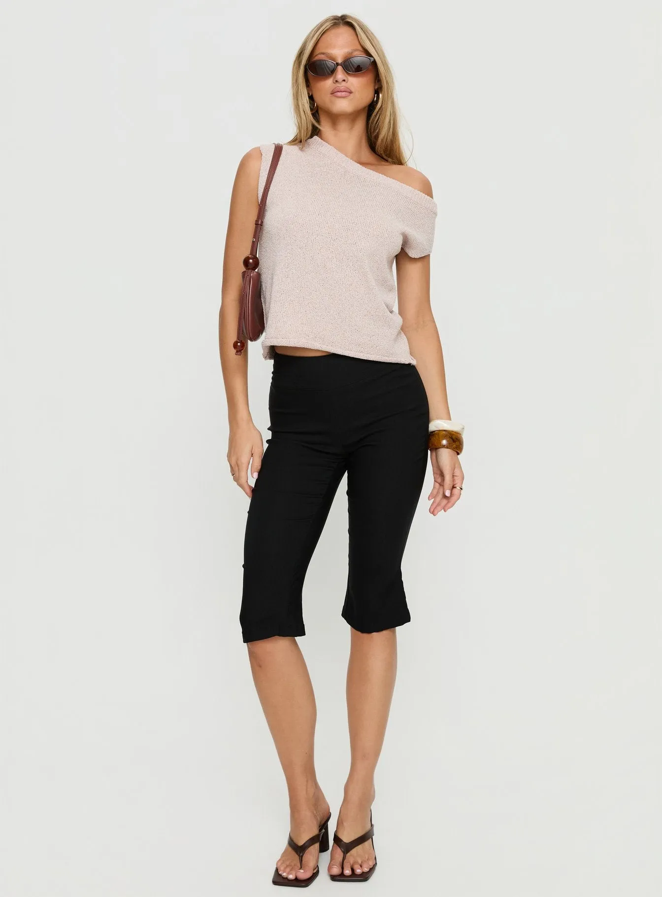 Ashfield Off Shoulder Top Oat sold by Princess Polly product image thumbnail 3
