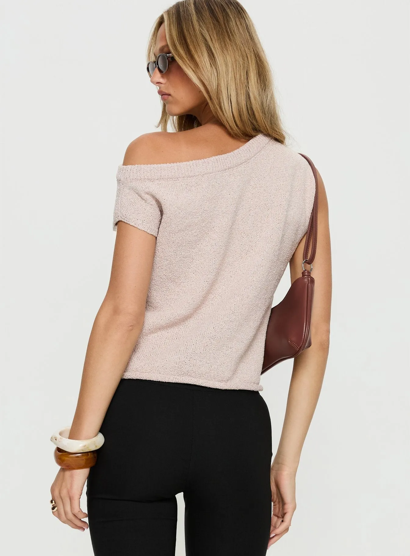 Ashfield Off Shoulder Top Oat sold by Princess Polly product image thumbnail 5