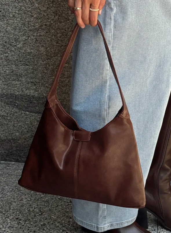 Patty Shoulder Bag Brown sold by Princess Polly