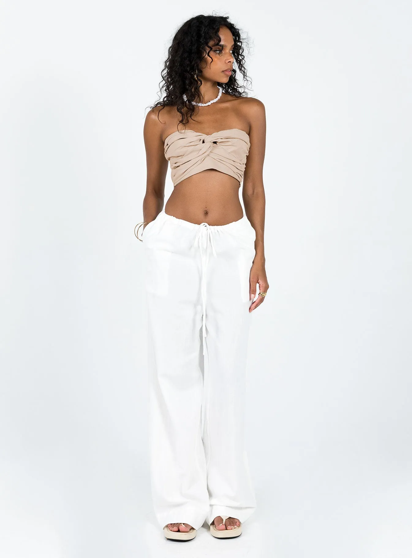 Morland Pants White sold by Princess Polly product image thumbnail 4