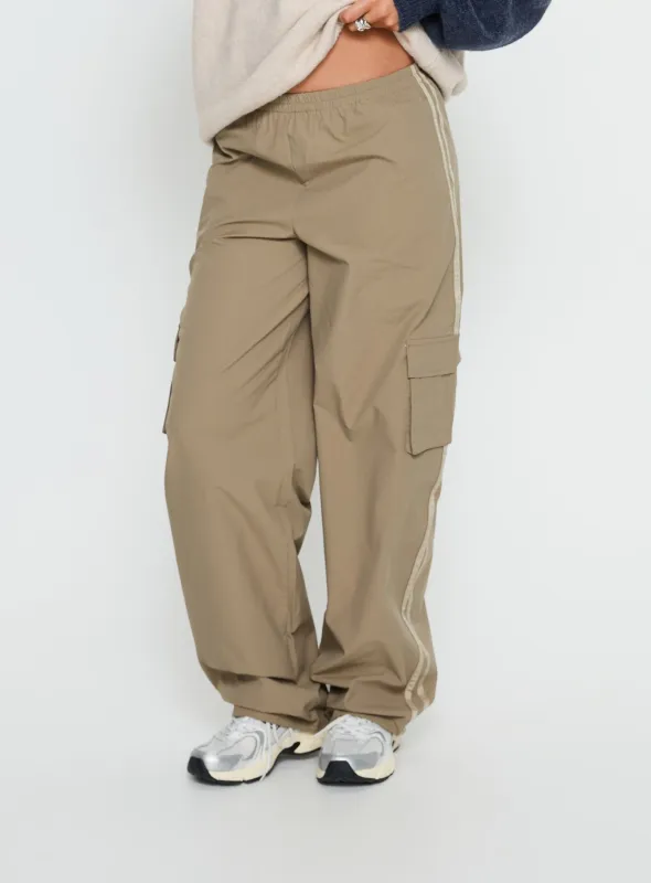 Ellyn Baggy Cargo Pants Khaki sold by Princess Polly