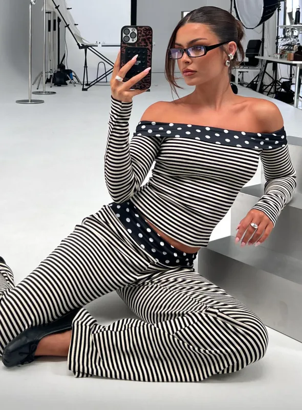 Virenna Long Sleeve Top Multi sold by Princess Polly