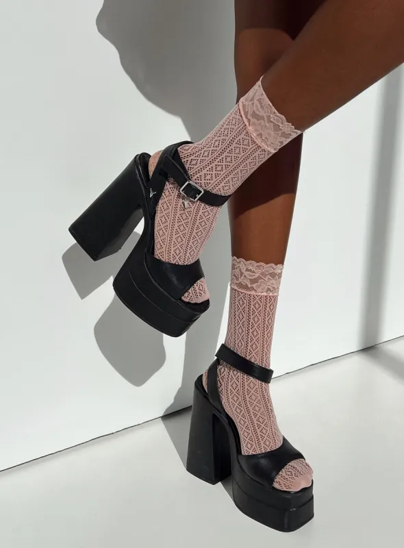 Wallem Socks Pink sold by Princess Polly