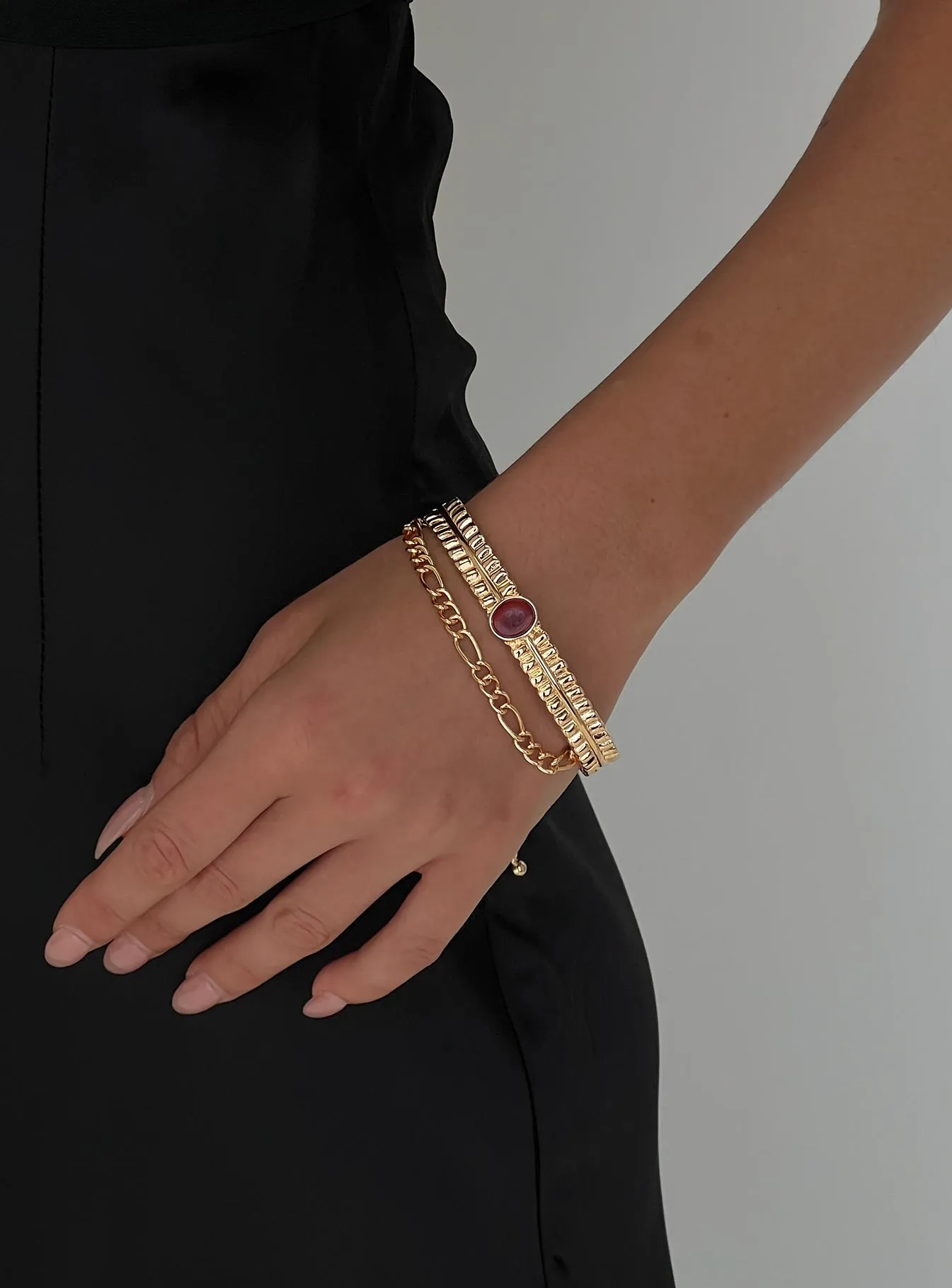 Tanaia Bracelet Pack Gold sold by Princess Polly