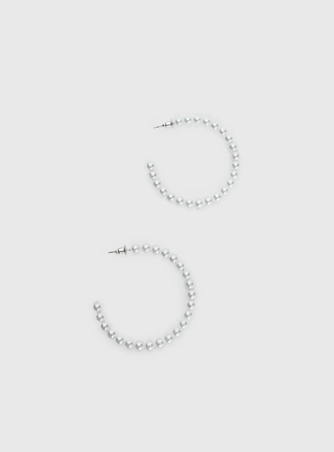 Aydan Hoop Earrings Silver sold by Princess Polly product image thumbnail 2