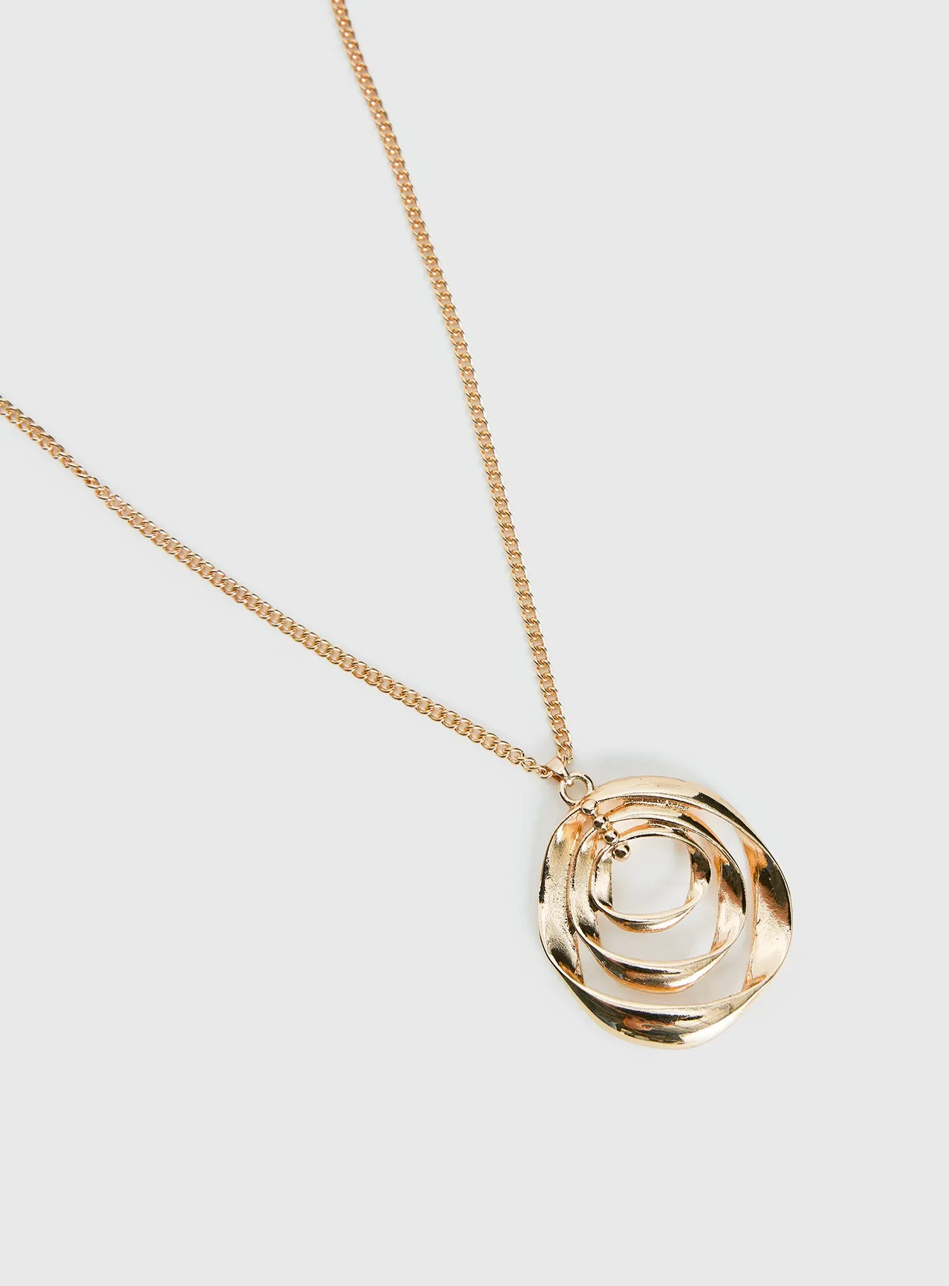 Sonrisa Long Pendant Necklace Gold sold by Princess Polly product image thumbnail 3