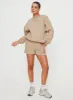 Princess Polly Crew Neck Sweatshirt Bubble Text Sand/ Pink sold by Princess Polly