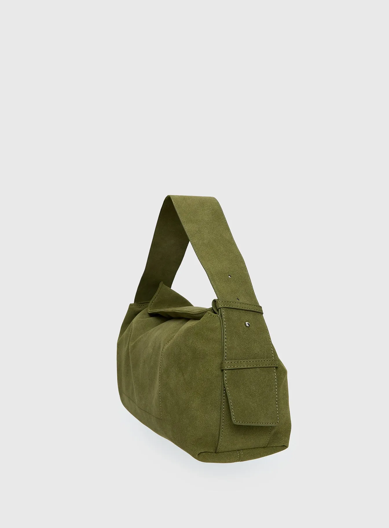 Seraphia Faux Suede Shoulder Bag Green sold by Princess Polly product image thumbnail 3