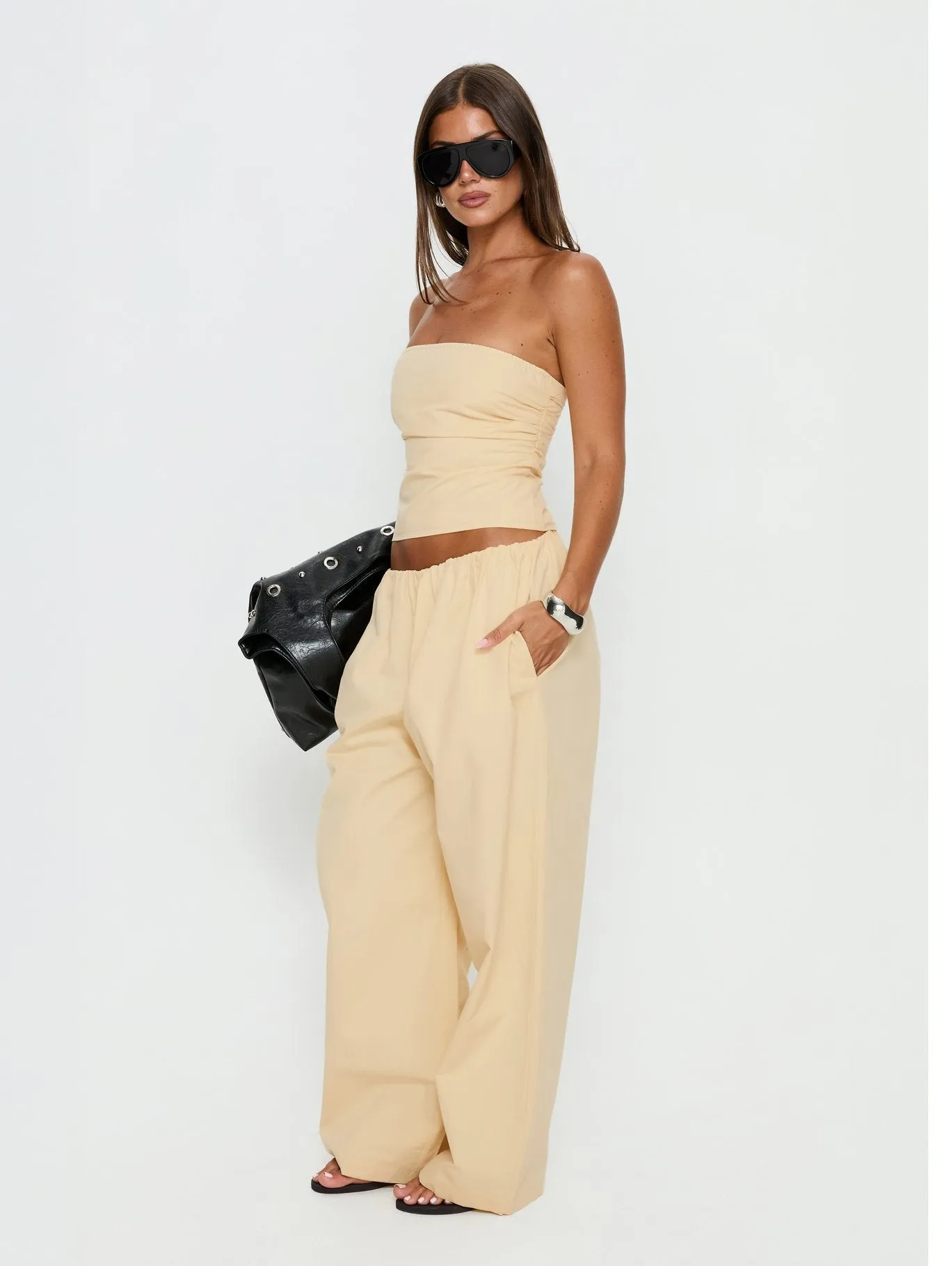 Tidekiss Pants Lemontini sold by Princess Polly product image thumbnail 4