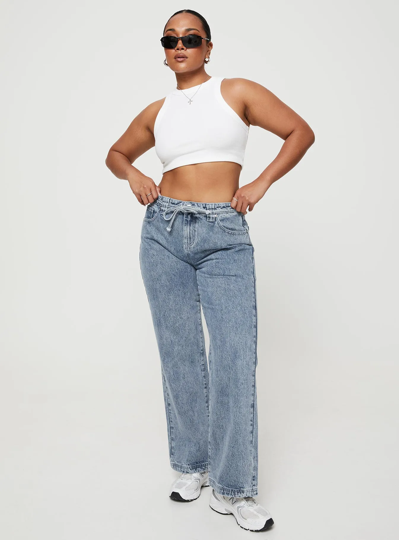 Pemberton Jeans Mid Wash Denim Petite sold by Princess Polly product image thumbnail 3