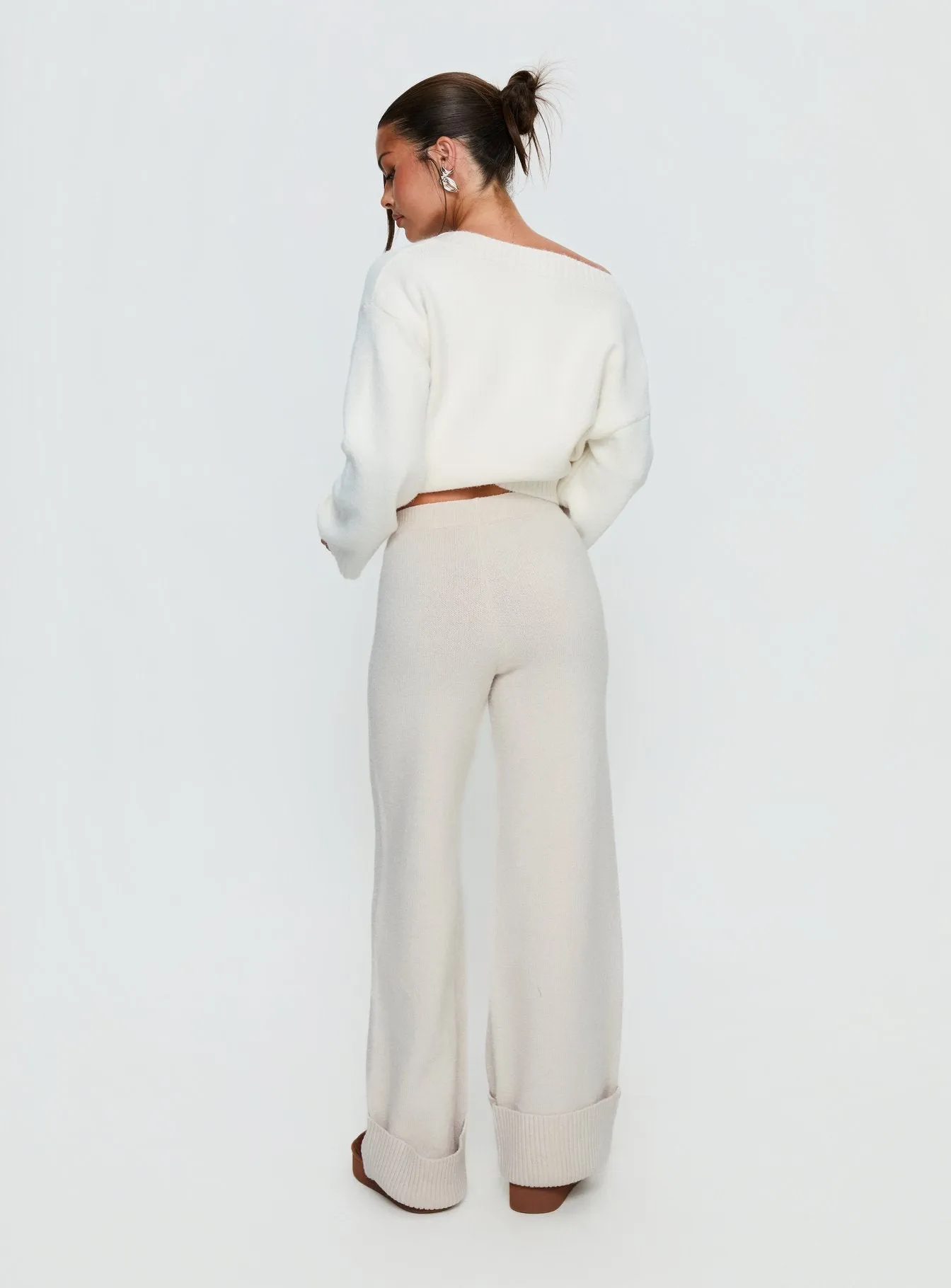 Shinead Cuffed Pants White sold by Princess Polly product image thumbnail 5