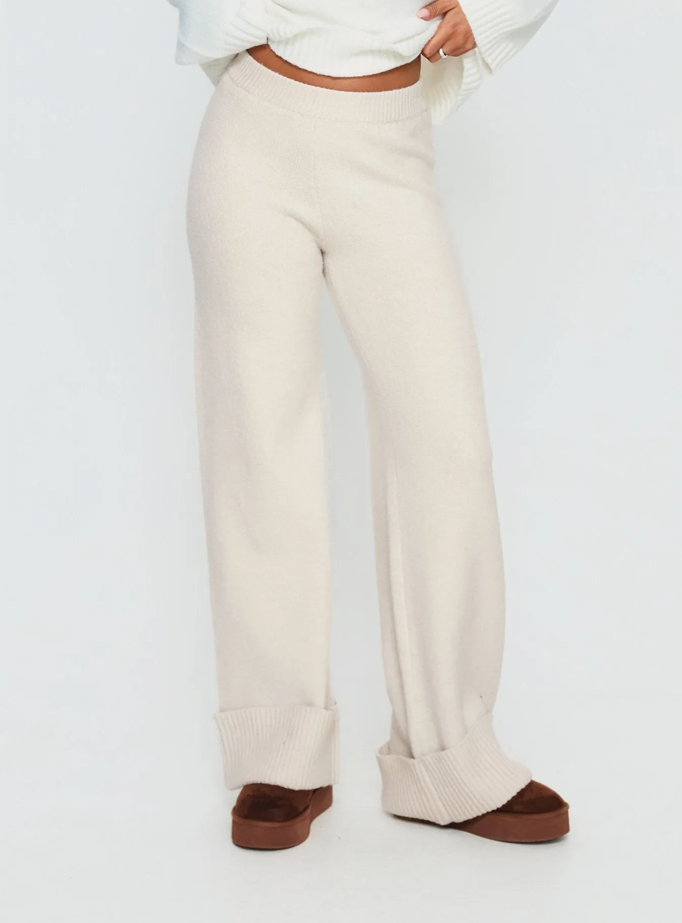 Shinead Cuffed Pants White sold by Princess Polly product image thumbnail 2