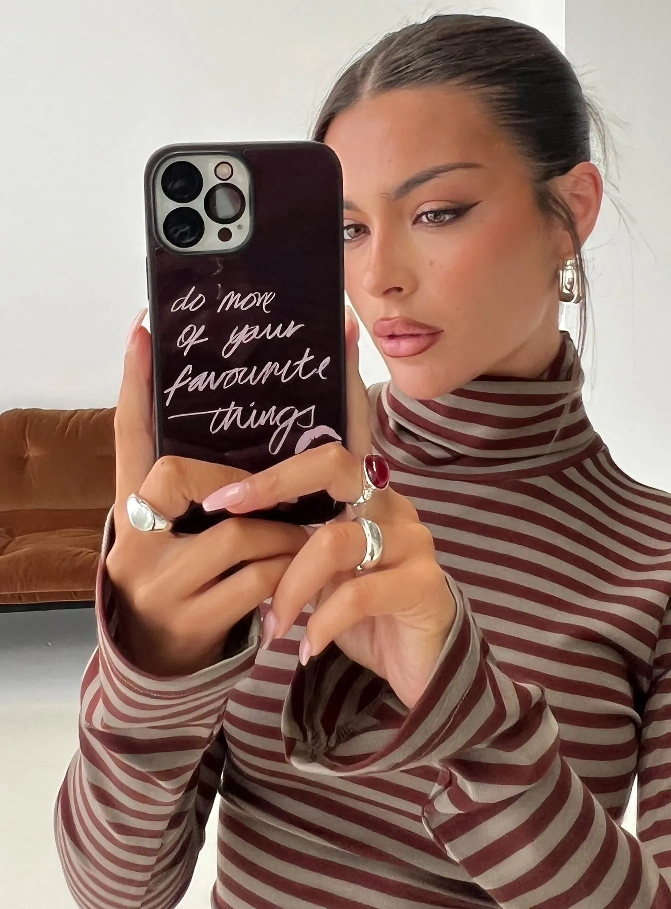 Favourite Things iPhone Case Burgundy sold by Princess Polly product image thumbnail 3