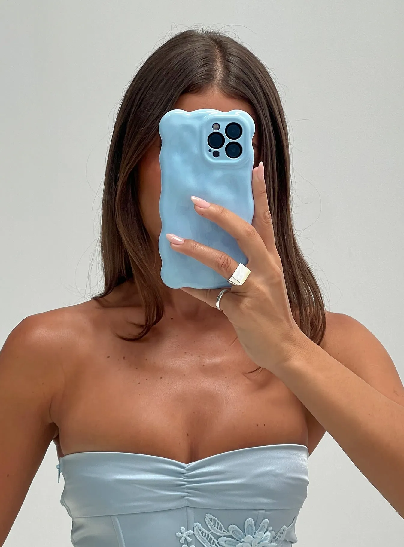 Wispy iPhone Case Blue sold by Princess Polly product image thumbnail 3