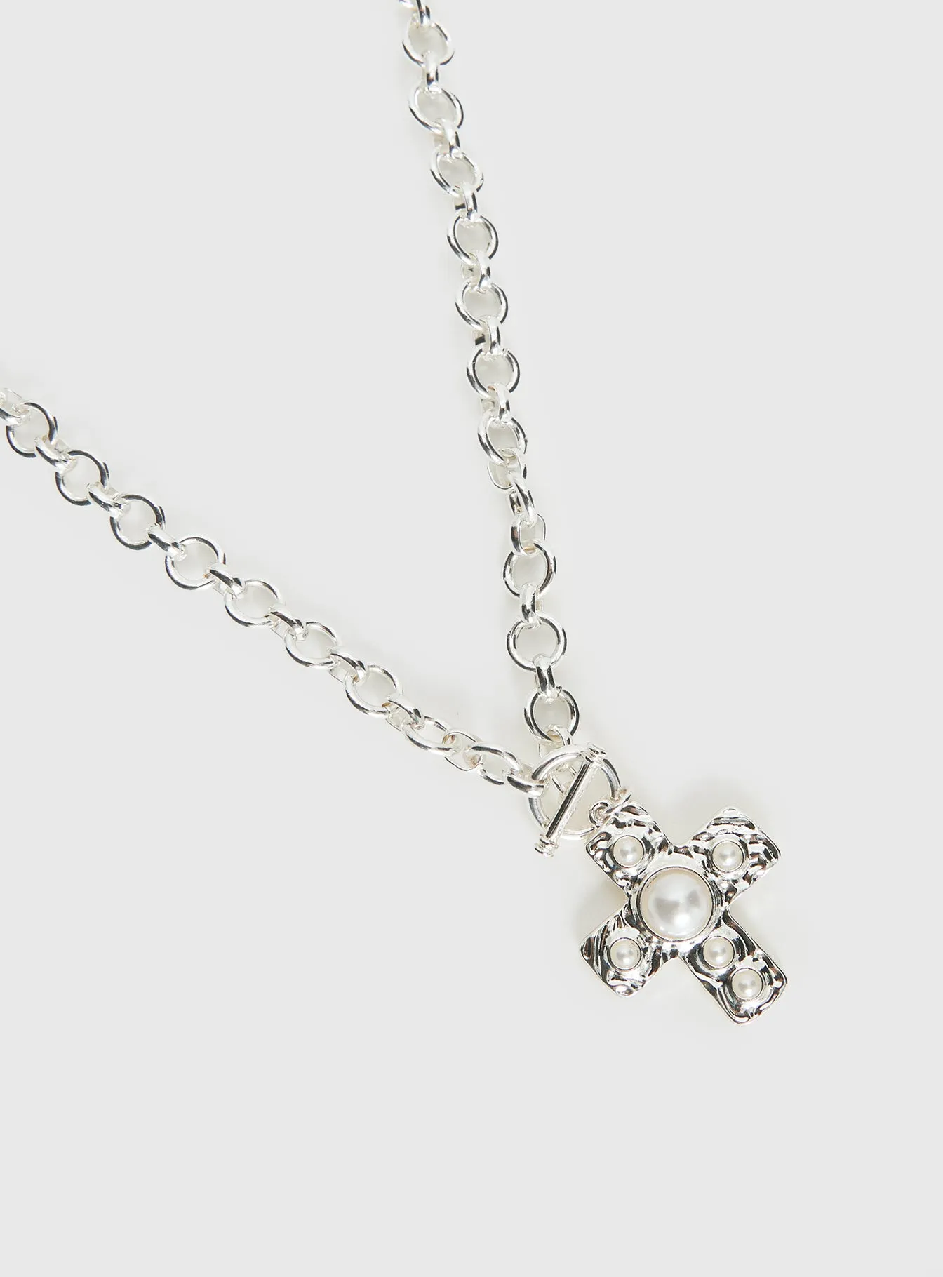 Putney Chunky Necklace Silver sold by Princess Polly product image thumbnail 3