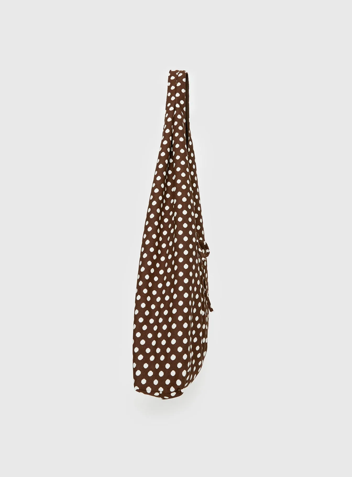 Sunday Sunrise Slouchy Bag Brown Polka sold by Princess Polly product image thumbnail 3