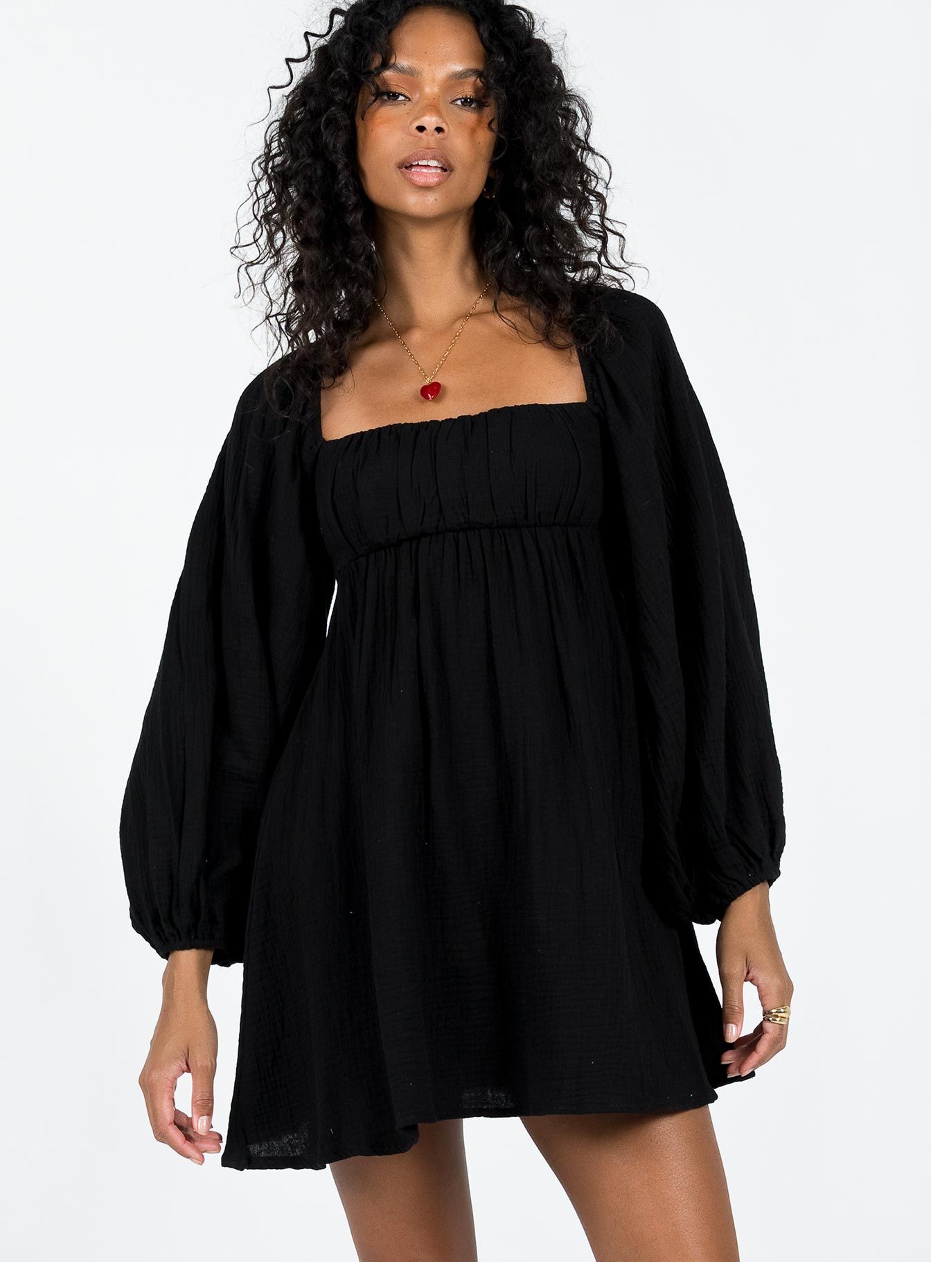Let's Dance Mini Long Sleeve Dress Black sold by Princess Polly product image thumbnail 2