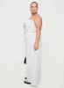 Boarder Pants White Stripe Curve sold by Princess Polly