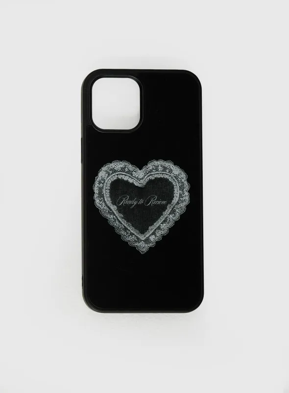 Ready To Receive iPhone Case Black sold by Princess Polly