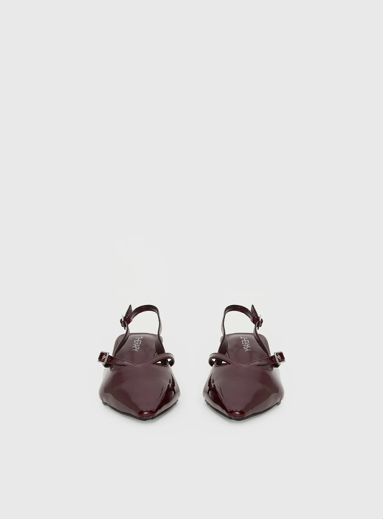 Therapy Irving Slingback Heels Burgundy sold by Princess Polly product image thumbnail 4