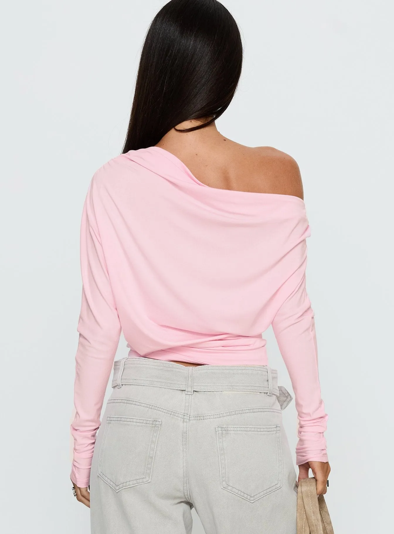 Party Hour Off Shoulder Top Pink sold by Princess Polly product image thumbnail 5