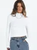 Lerman Long Sleeve Top White sold by Princess Polly