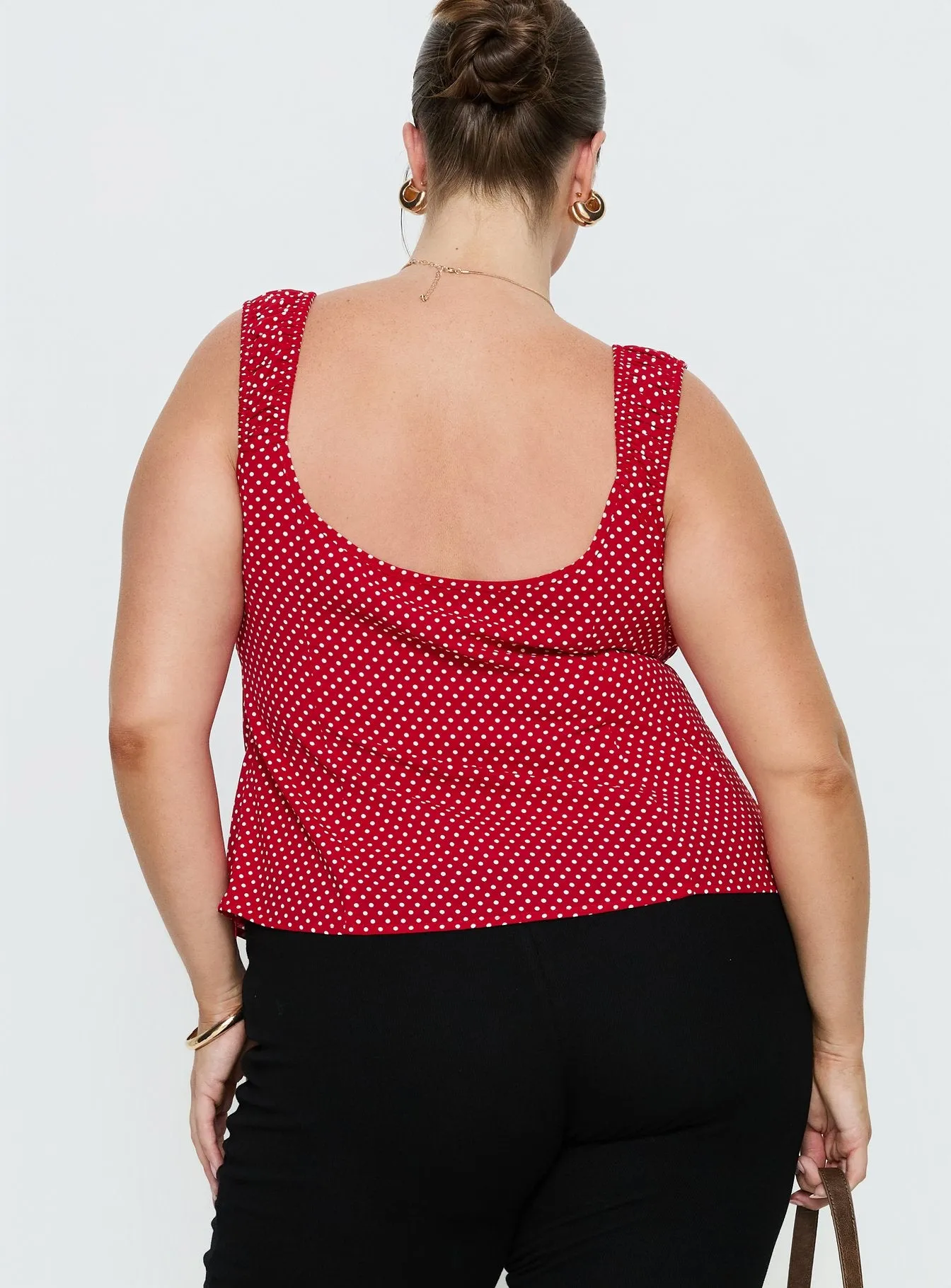 Garconne Top Red Polka Curve sold by Princess Polly product image thumbnail 5