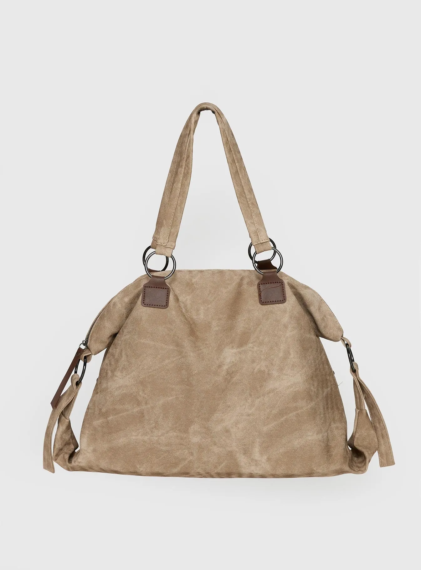 Brittin Stud Detail Shoulder Bag Beige sold by Princess Polly product image thumbnail 4