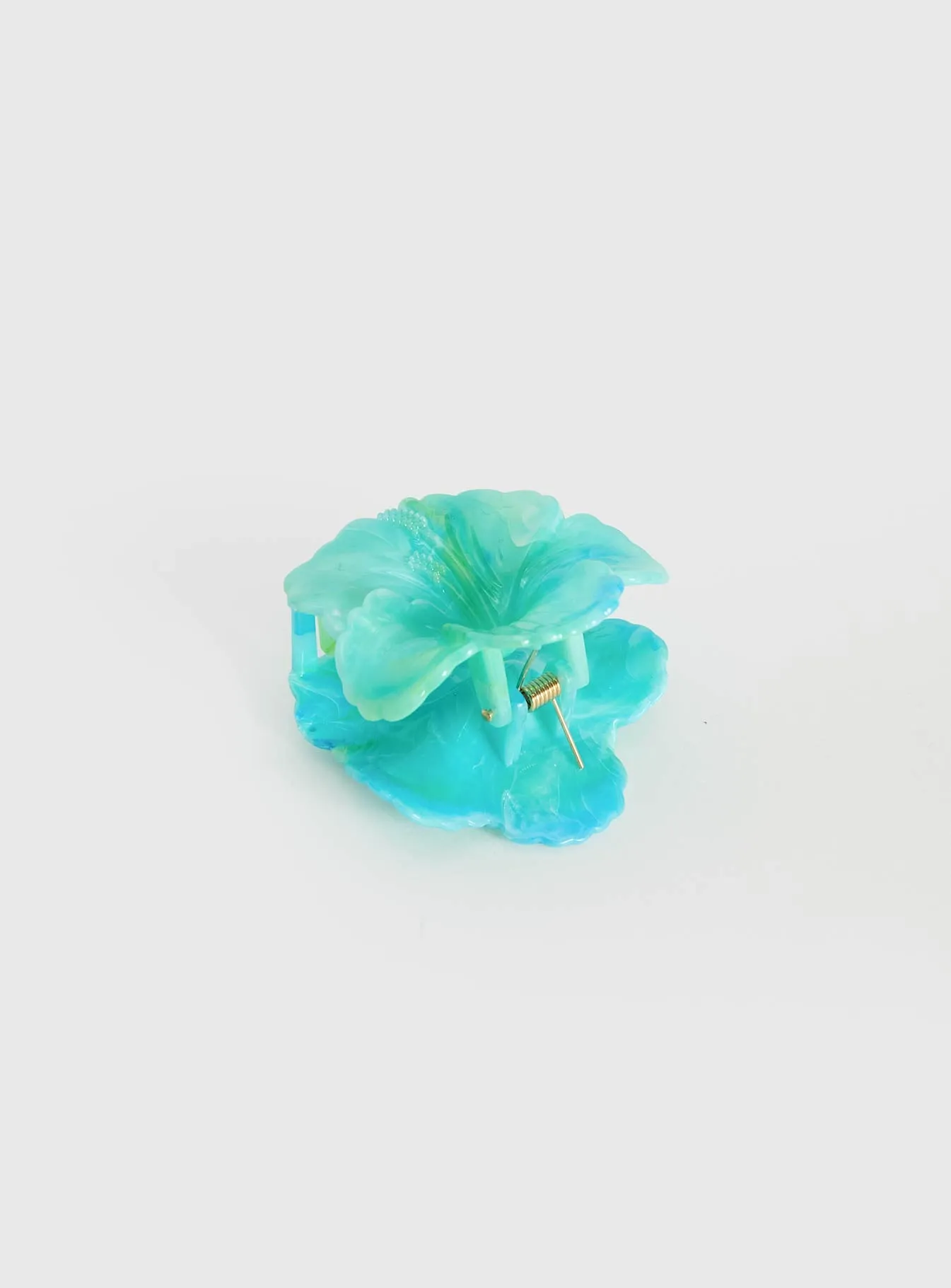 Malissa Flower Hair Clip Blue sold by Princess Polly product image thumbnail 3