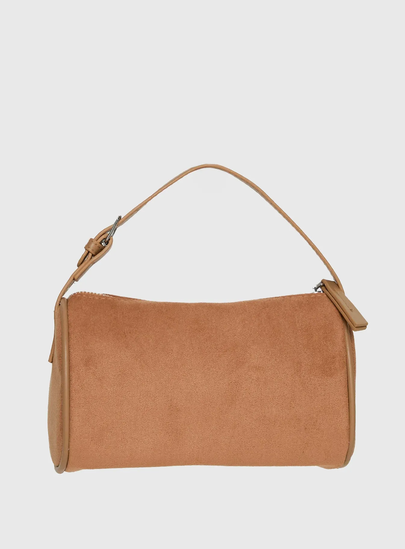 Brennah Faux Suede Shoulder Bag Tan sold by Princess Polly product image thumbnail 2