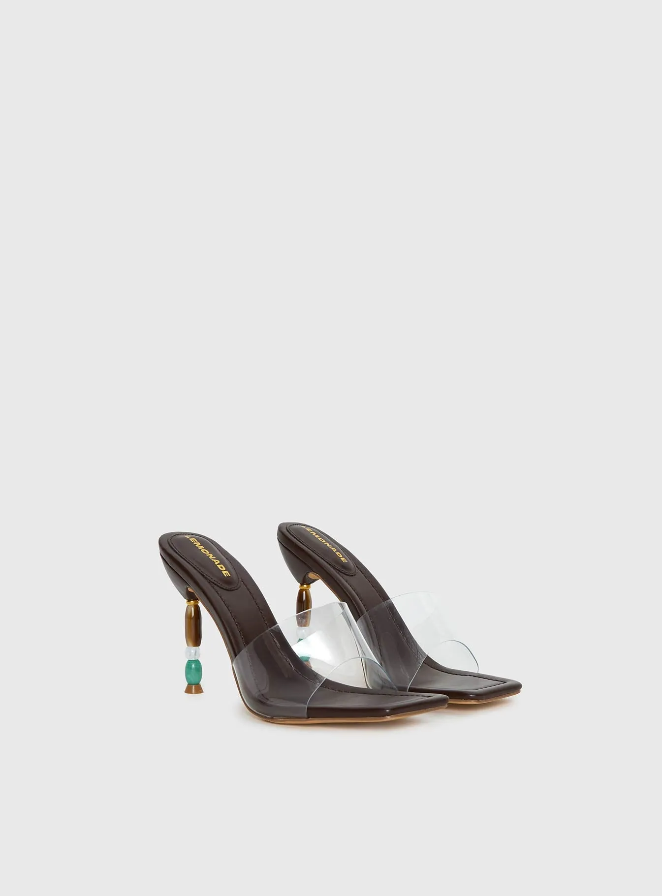 Garnet Beaded Heels Multi sold by Princess Polly product image thumbnail 3