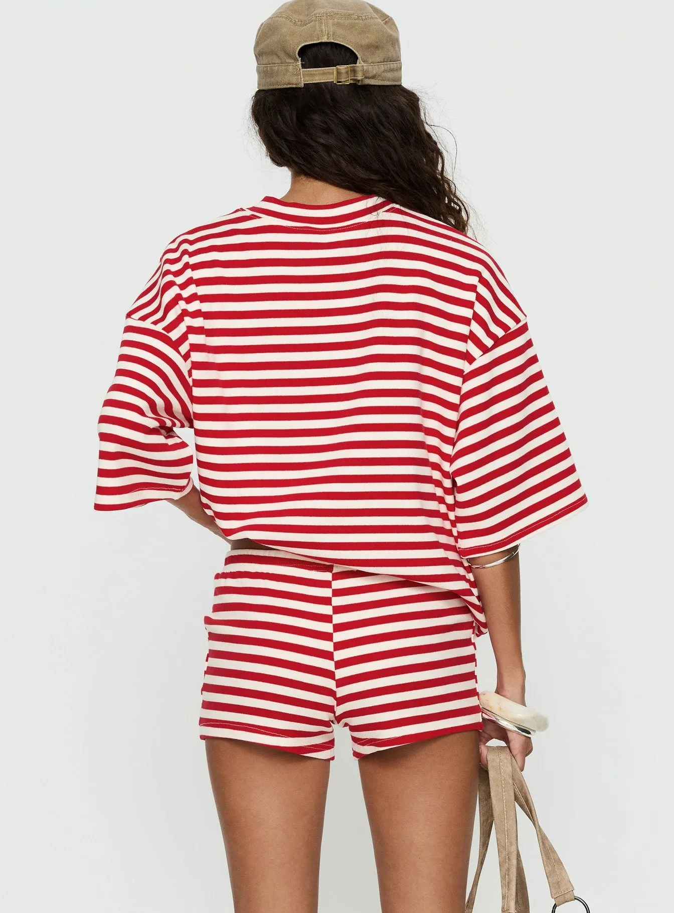 Bryanne Shorts Red Stripe sold by Princess Polly product image thumbnail 5