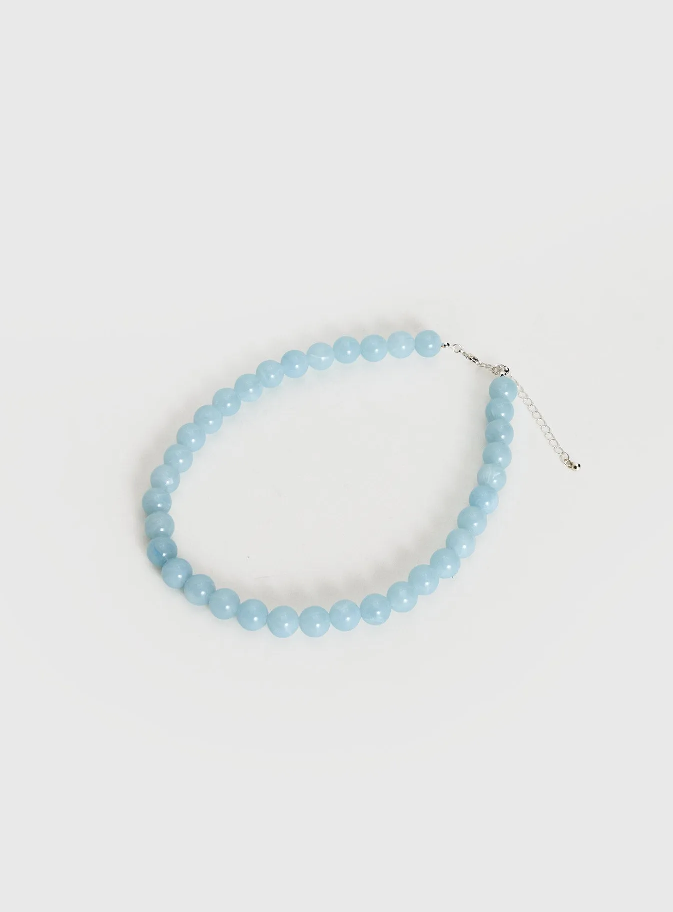 Orlynn Beaded Necklace Blue sold by Princess Polly product image thumbnail 2
