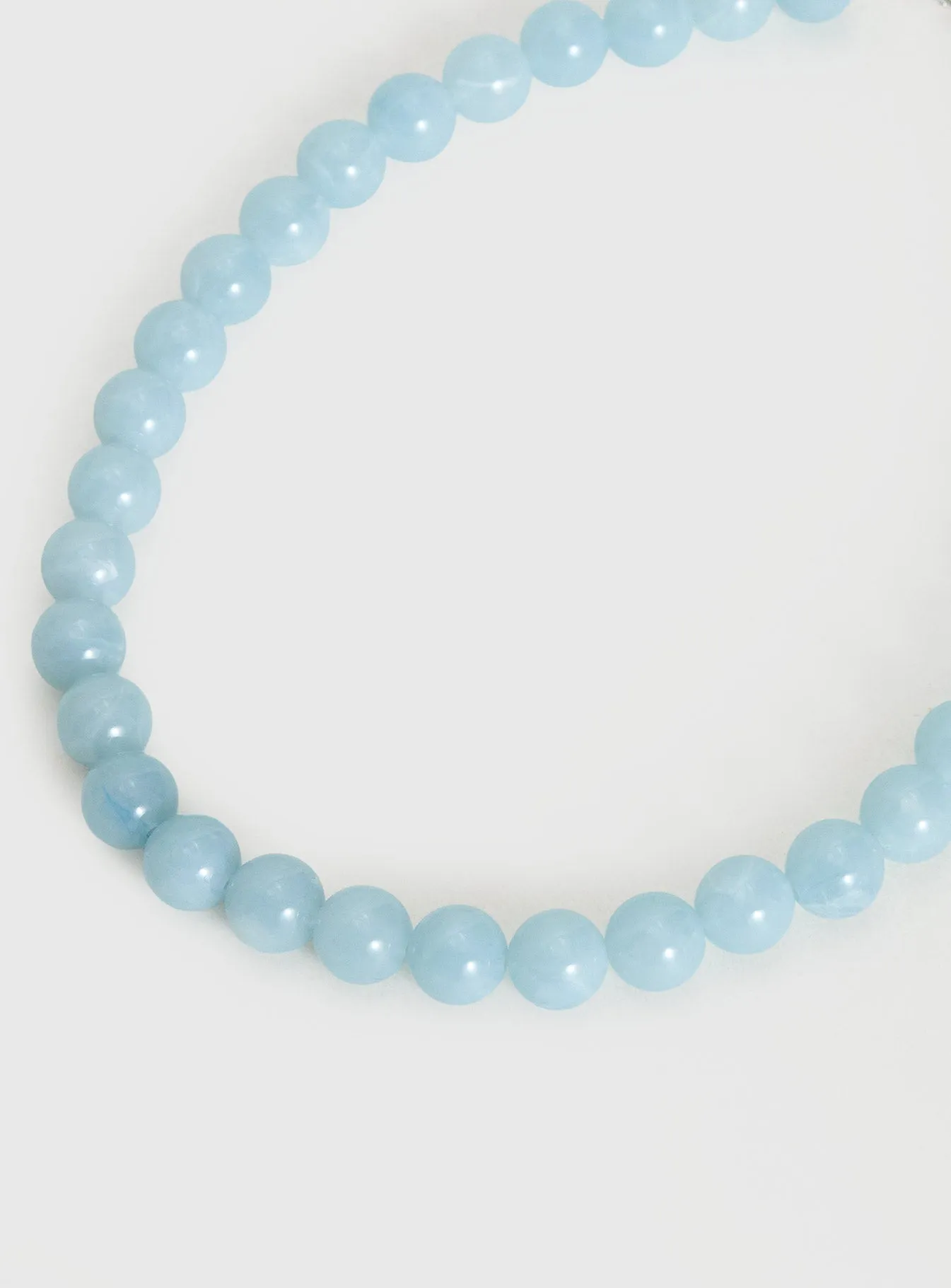 Orlynn Beaded Necklace Blue sold by Princess Polly product image thumbnail 3