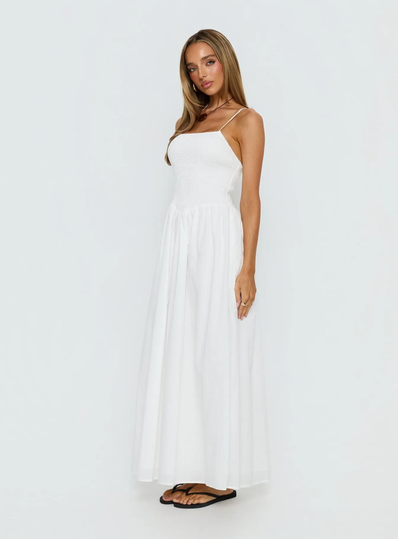 Carys Maxi Dress White sold by Princess Polly product image thumbnail 4