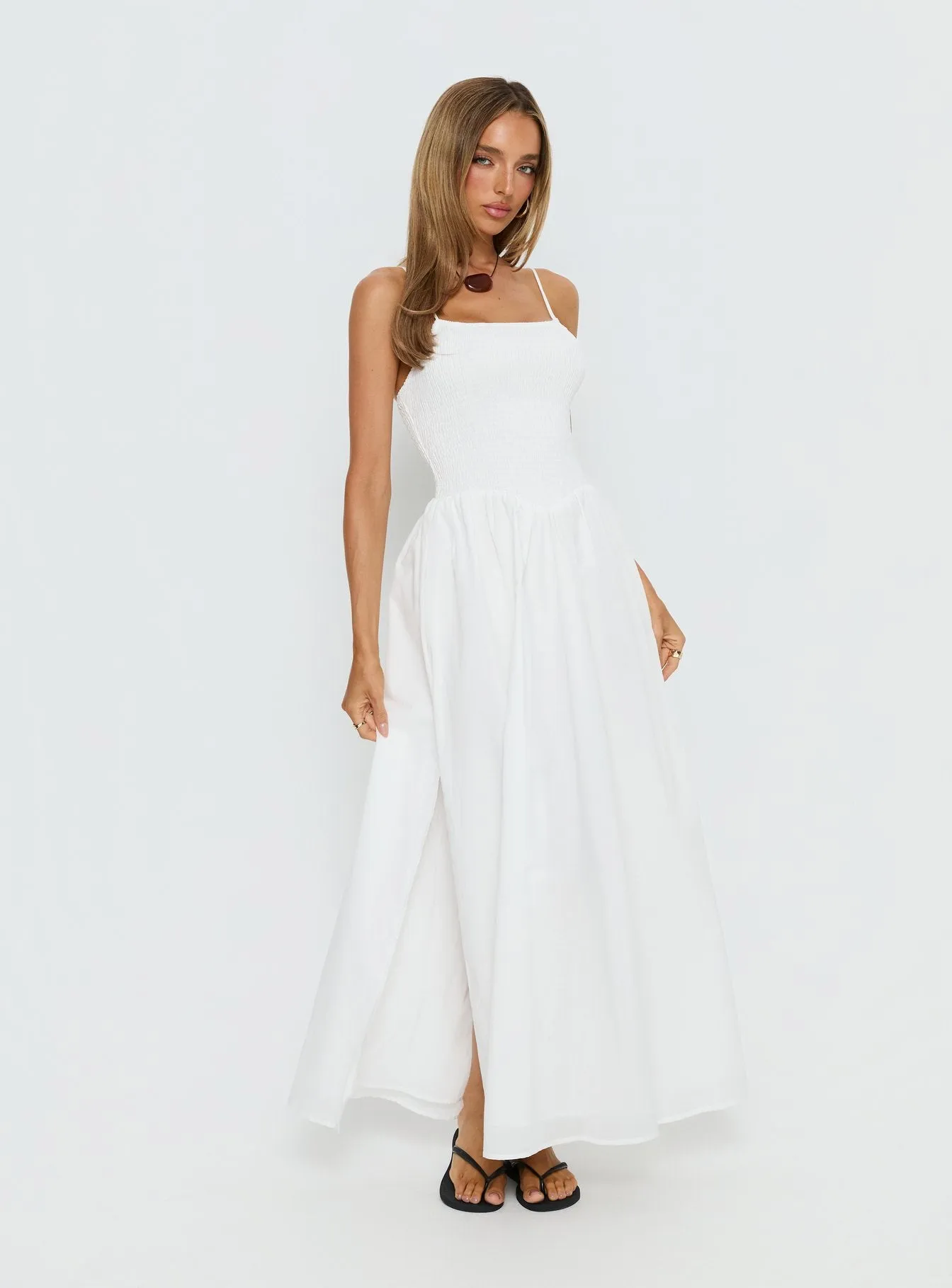 Carys Maxi Dress White sold by Princess Polly product image thumbnail 2