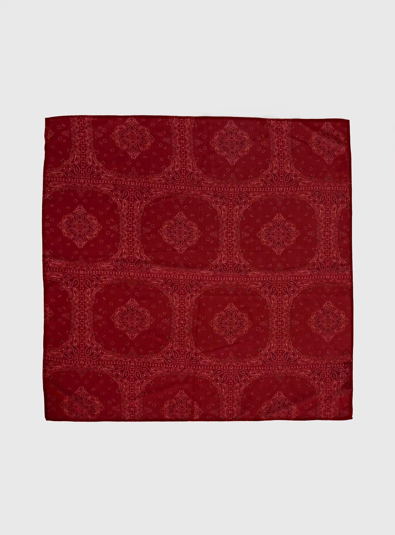 Solara Scarf Red Paisley sold by Princess Polly product image thumbnail 2