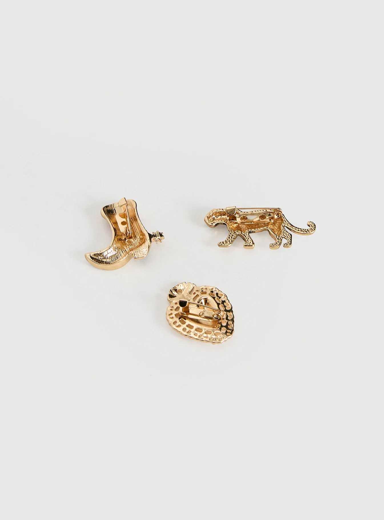 Zaylina Heart Hat Charms Gold sold by Princess Polly product image thumbnail 3