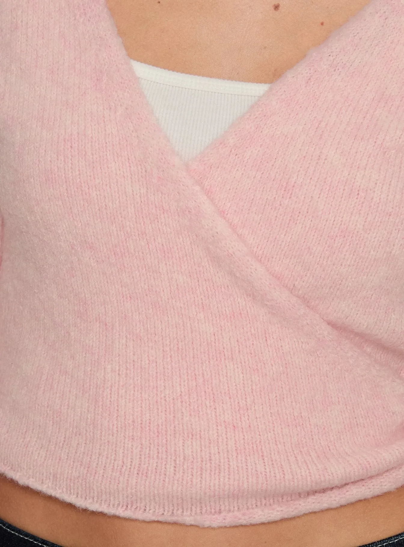 Tonee Wrap Knit Cardigan Pink sold by Princess Polly product image thumbnail 5