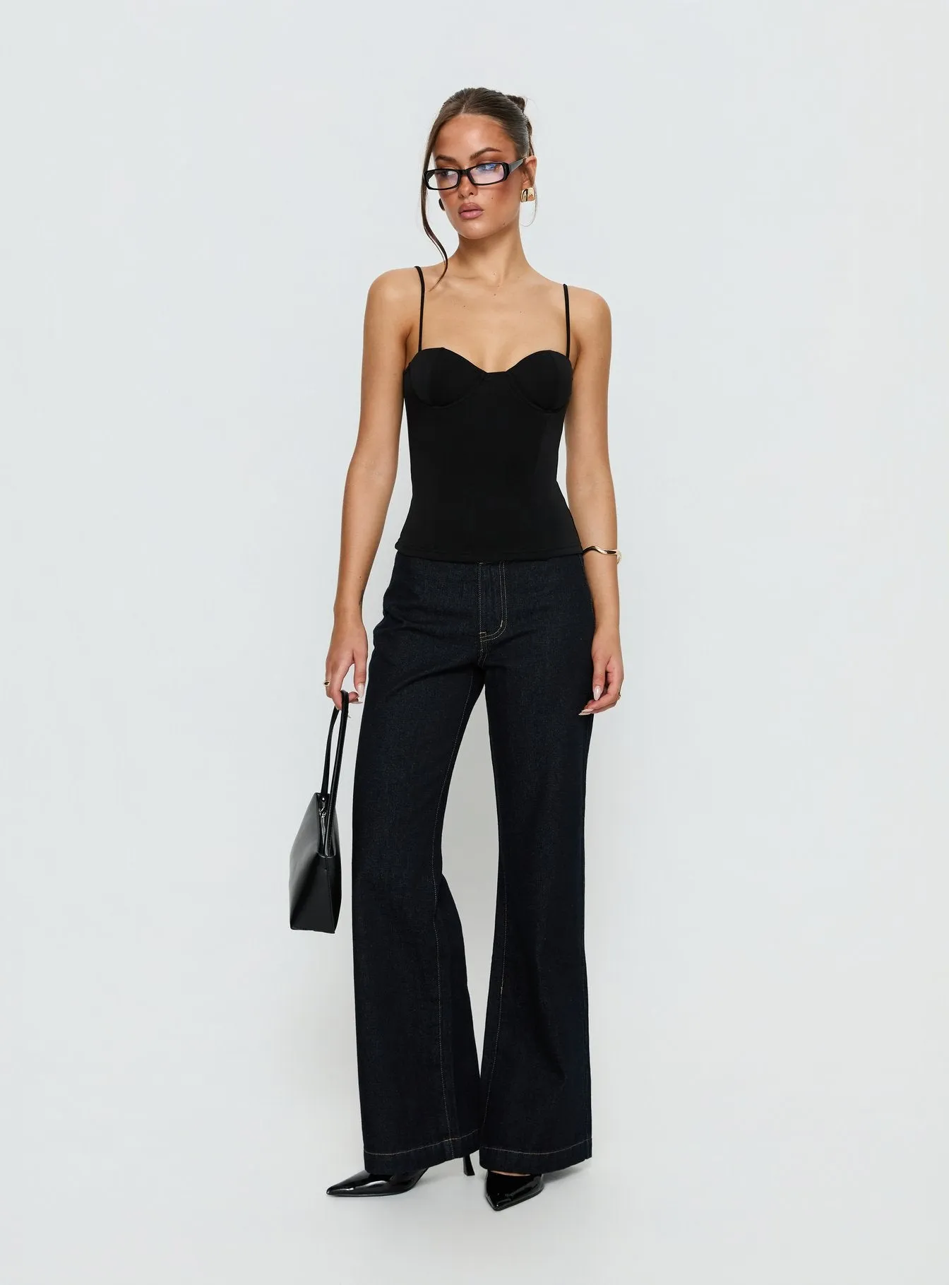Anataza Underwire Top Black sold by Princess Polly product image thumbnail 3
