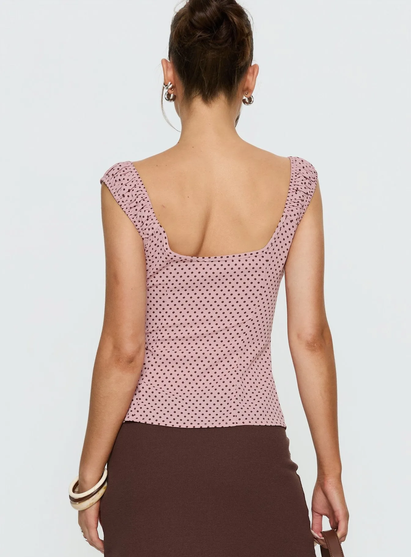 Garconne Top Pink Polka sold by Princess Polly product image thumbnail 4