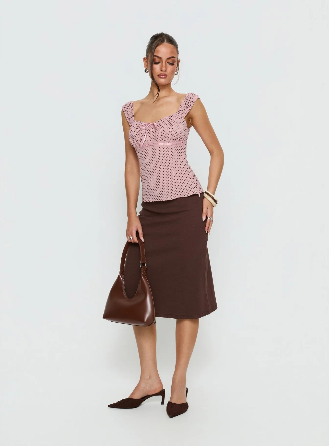 Garconne Top Pink Polka sold by Princess Polly product image thumbnail 2