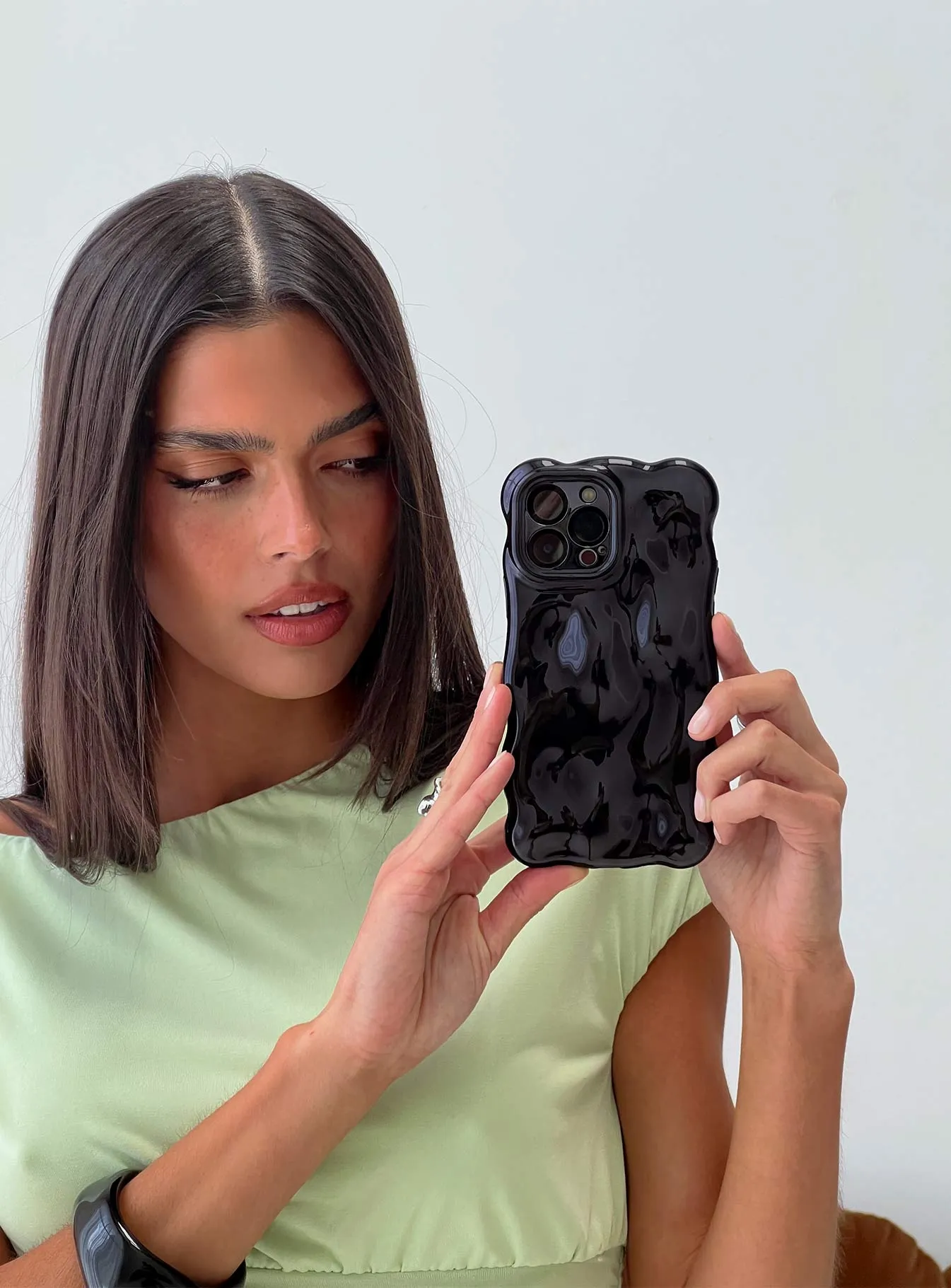 Maceline iPhone Case Black sold by Princess Polly product image thumbnail 3