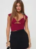 Bolden Top Burgundy sold by Princess Polly