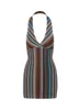 Legrand Halter Mini Dress Multi sold by Princess Polly