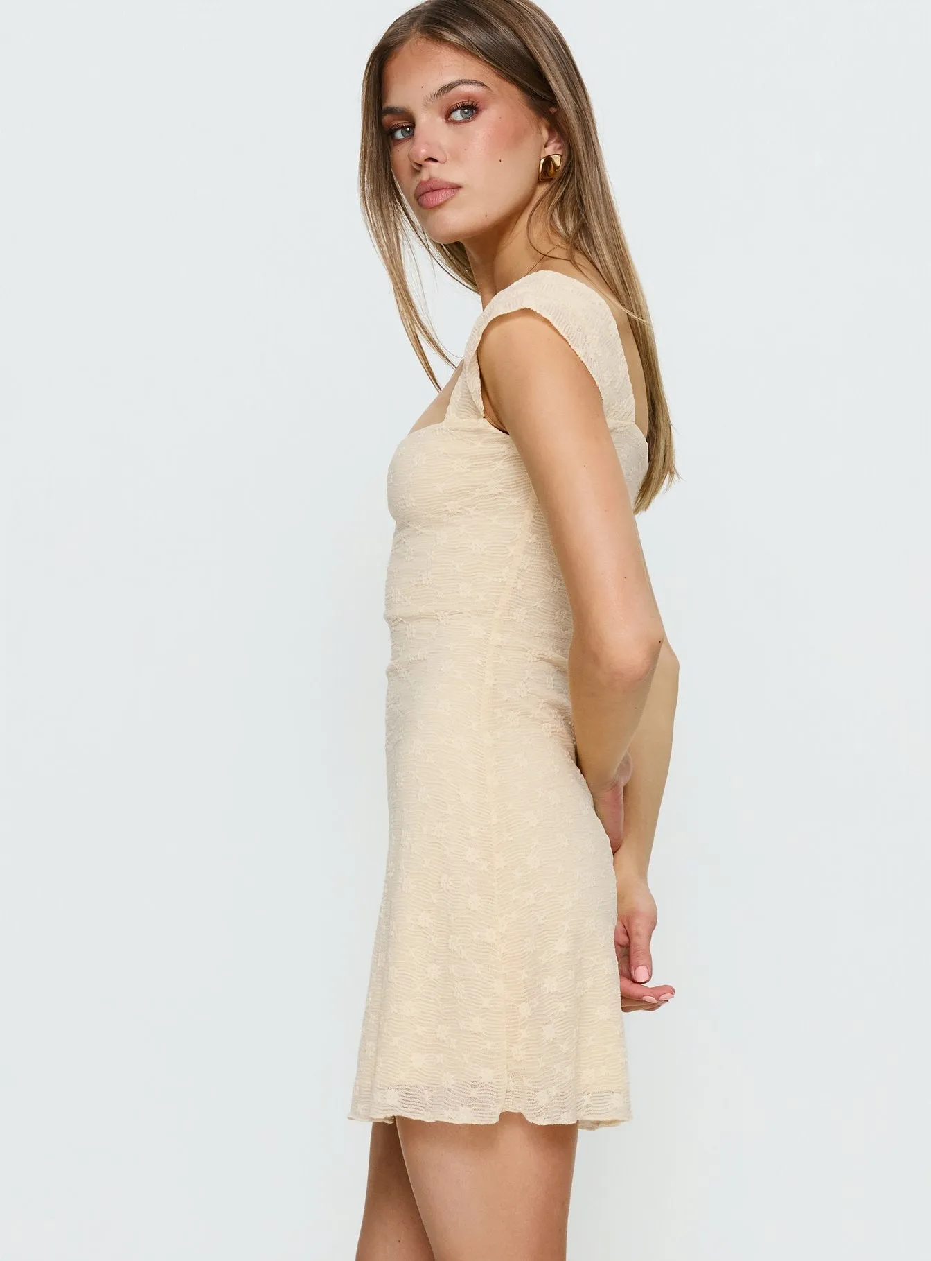 Lanchester Mini Dress Butter Yellow sold by Princess Polly product image thumbnail 4